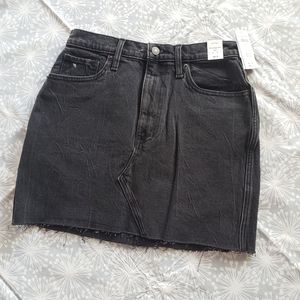 Abercrombie 'Curve Love' Denim Mini Skirt